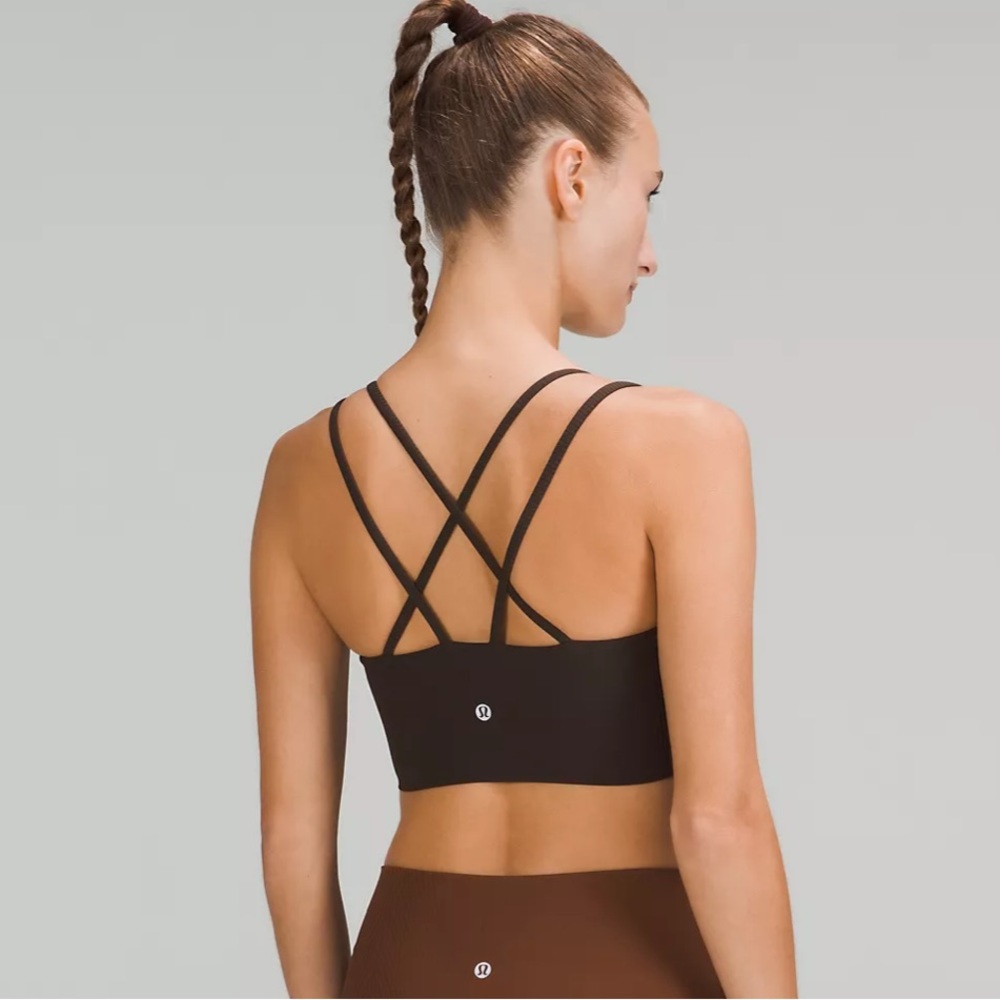 Mint Condition, Lululemon Like a Cloud Ribbed Longline Bra Light Support, 6